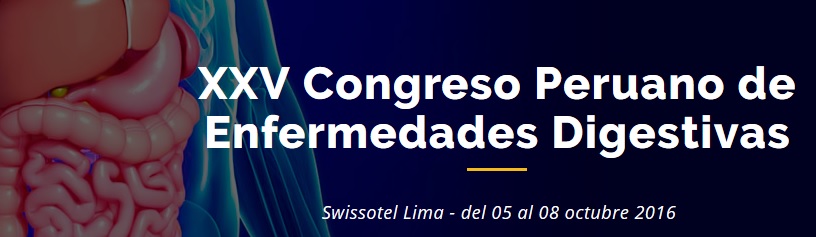 XXV Congreso Peruano de Enfermedades Digestivas